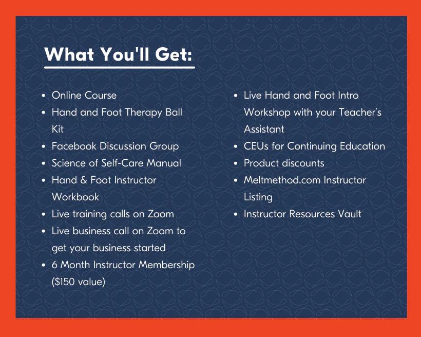 MELT Hand & Foot Online Training | September 2026 - Image 3